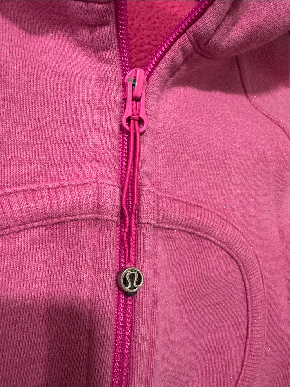 Lululemon Scuba Hoodie pink Sparkle - Picture 5 of 8